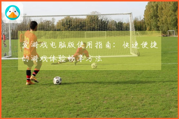爱游戏电脑版使用指南：快速便捷的游戏体验畅享方法